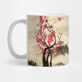 Sumie cherry tree Mug